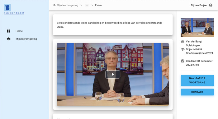 E-learning platform